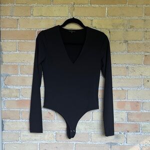 New Dynamite Black Long Sleeve Bodysuit